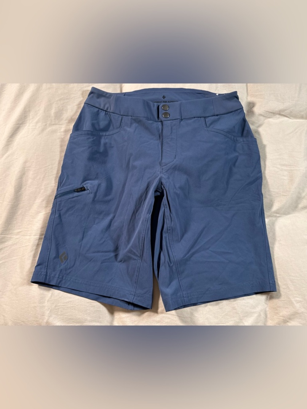 Black Diamond Valley Women Outdoor Gorpcore Shorts Sz 4 Navy Blue Hiking